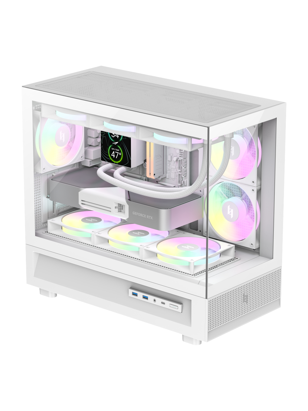Gamemax Case | NEX C31 WH | MATX/BTF 3