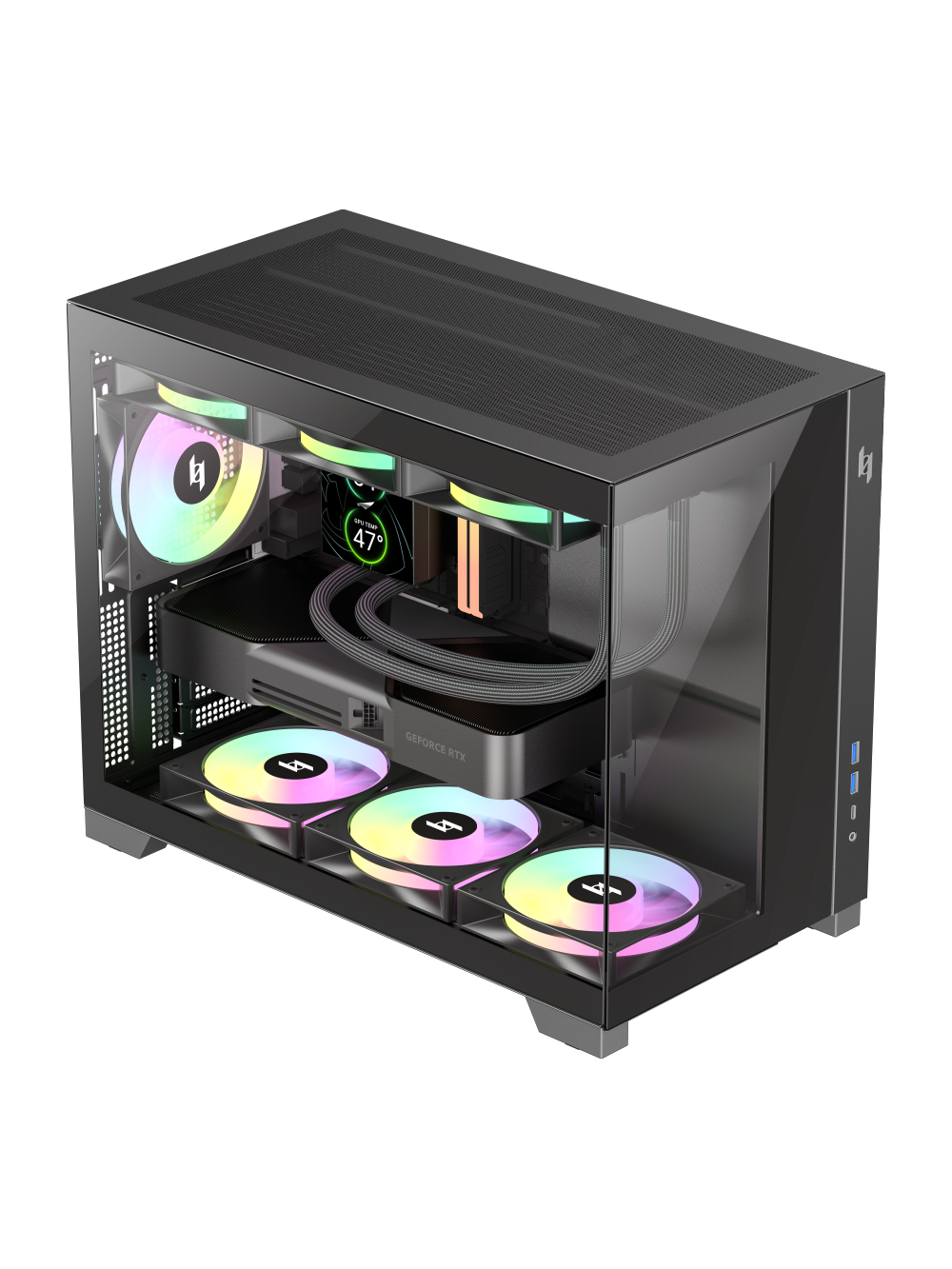 Gamemax Case | NEX C33 BK | MATX/BTF 3 Gamemax Case | NEX C33 BK | MATX/BTF 3