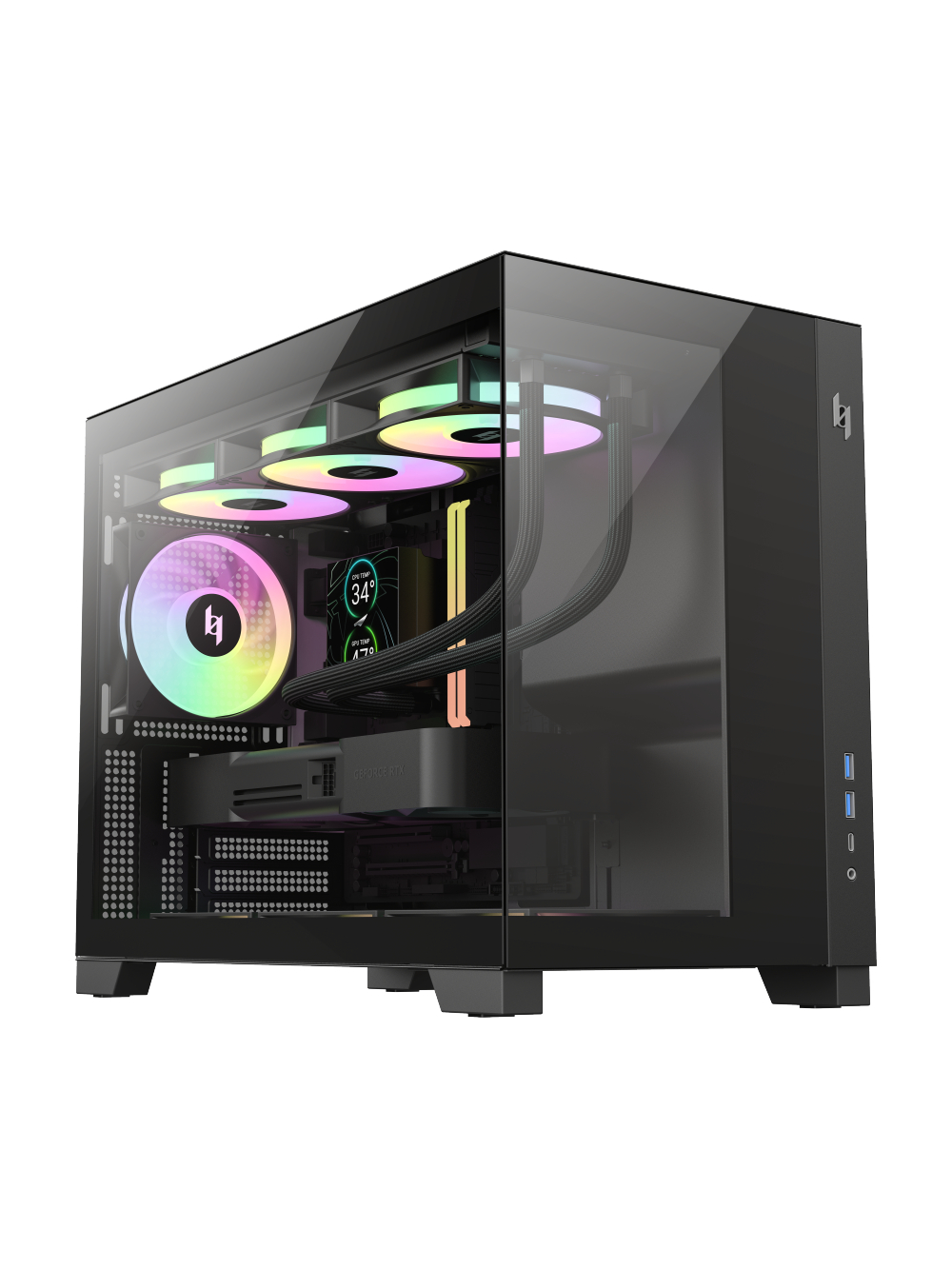 Gamemax Case | NEX C33 BK | MATX/BTF Gamemax Case | NEX C33 BK | MATX/BTF