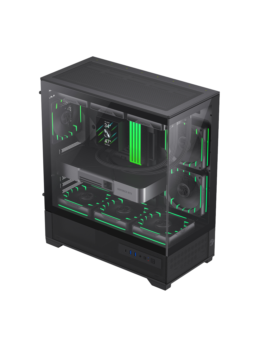 Gamemax Case | VISTA 2 AB | ATX 2