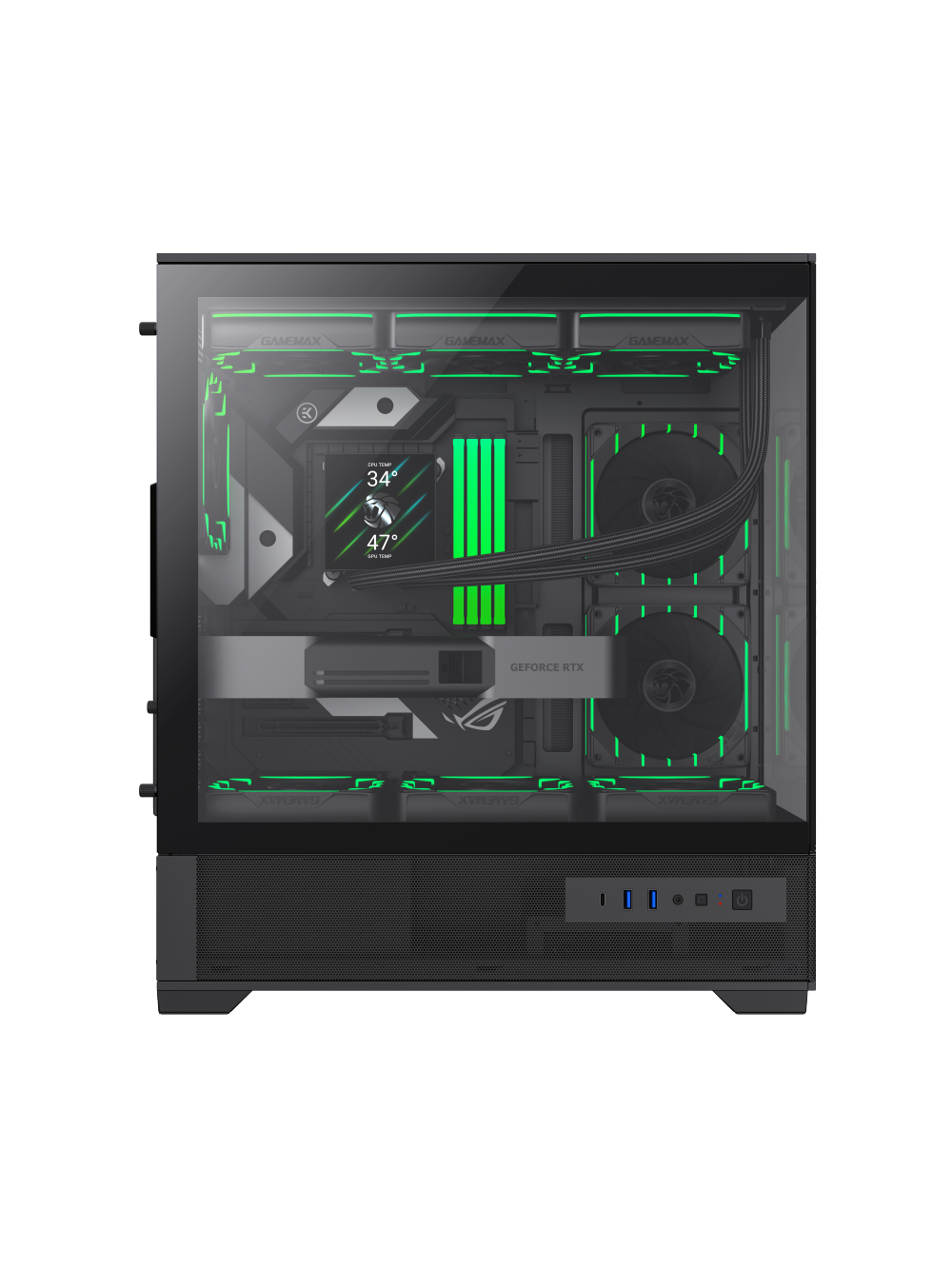 Gamemax Case | VISTA 2 AB | ATX 6 Gamemax Case | VISTA 2 AB | ATX 6