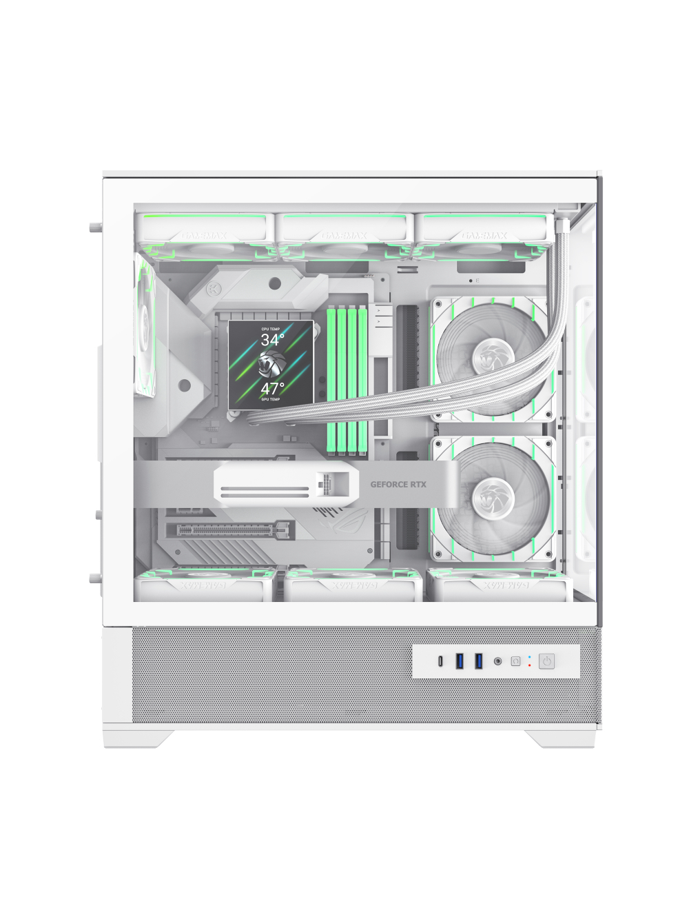 Gamemax Case | VISTA 2 AW | ATX 6