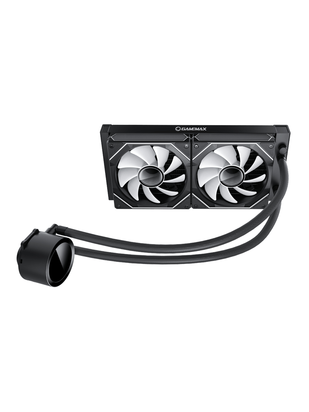 Gamemax CPU Liquid Cooler | ICEBURG 240 DIGITAL BK | Black 4 Gamemax CPU Liquid Cooler | ICEBURG 240 DIGITAL BK | Black 4