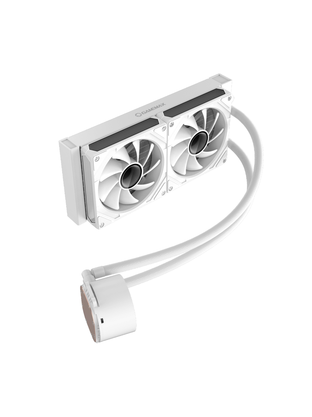 Gamemax CPU Liquid Cooler | ICEBURG 240 DIGITAL WH | White 1 Gamemax CPU Liquid Cooler | ICEBURG 240 DIGITAL WH | White 1