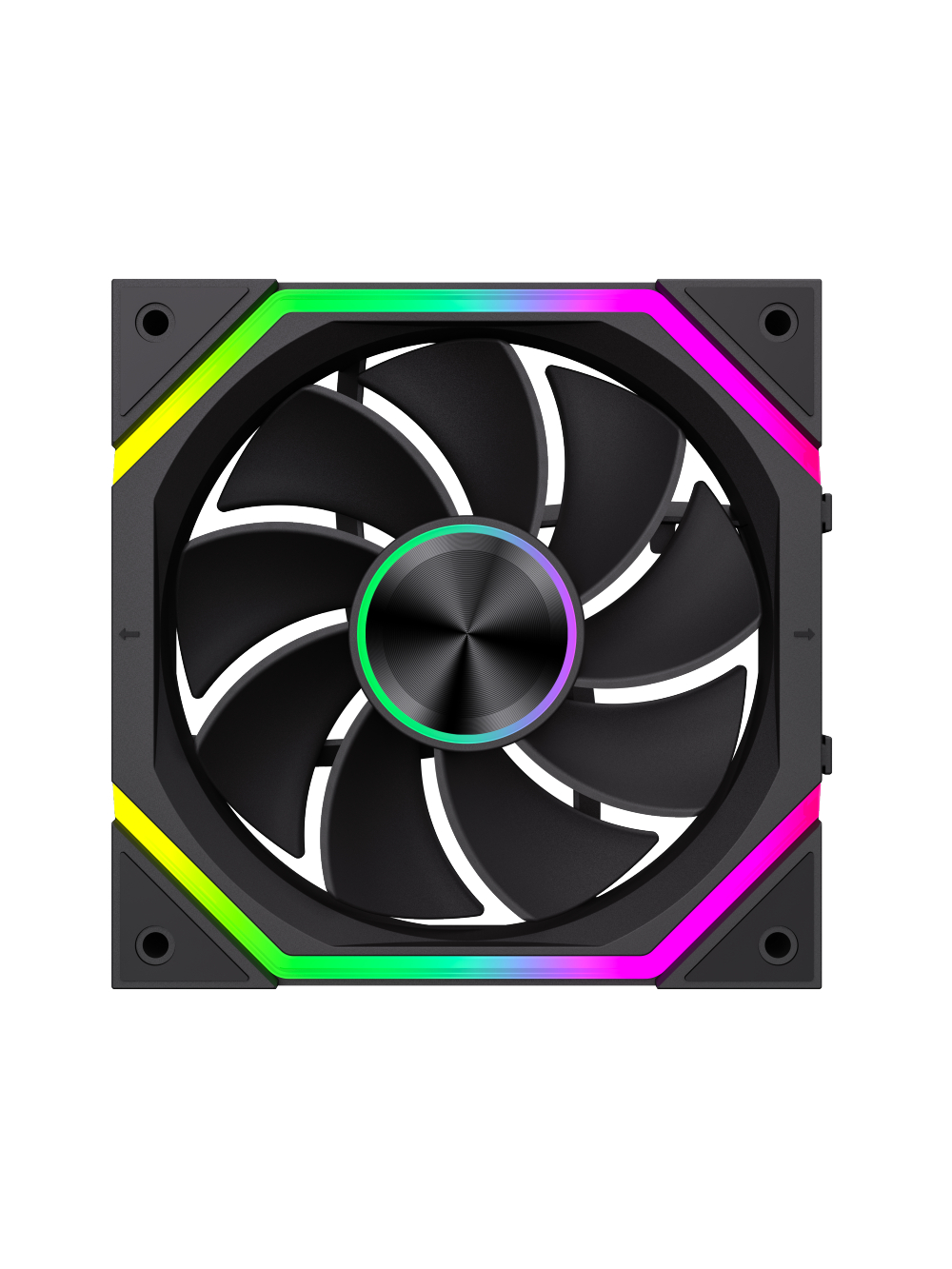 Gamemax FN12A-N2 WL-R | Case fan | Black 3 Gamemax FN12A-N2 WL-R | Case fan | Black 3