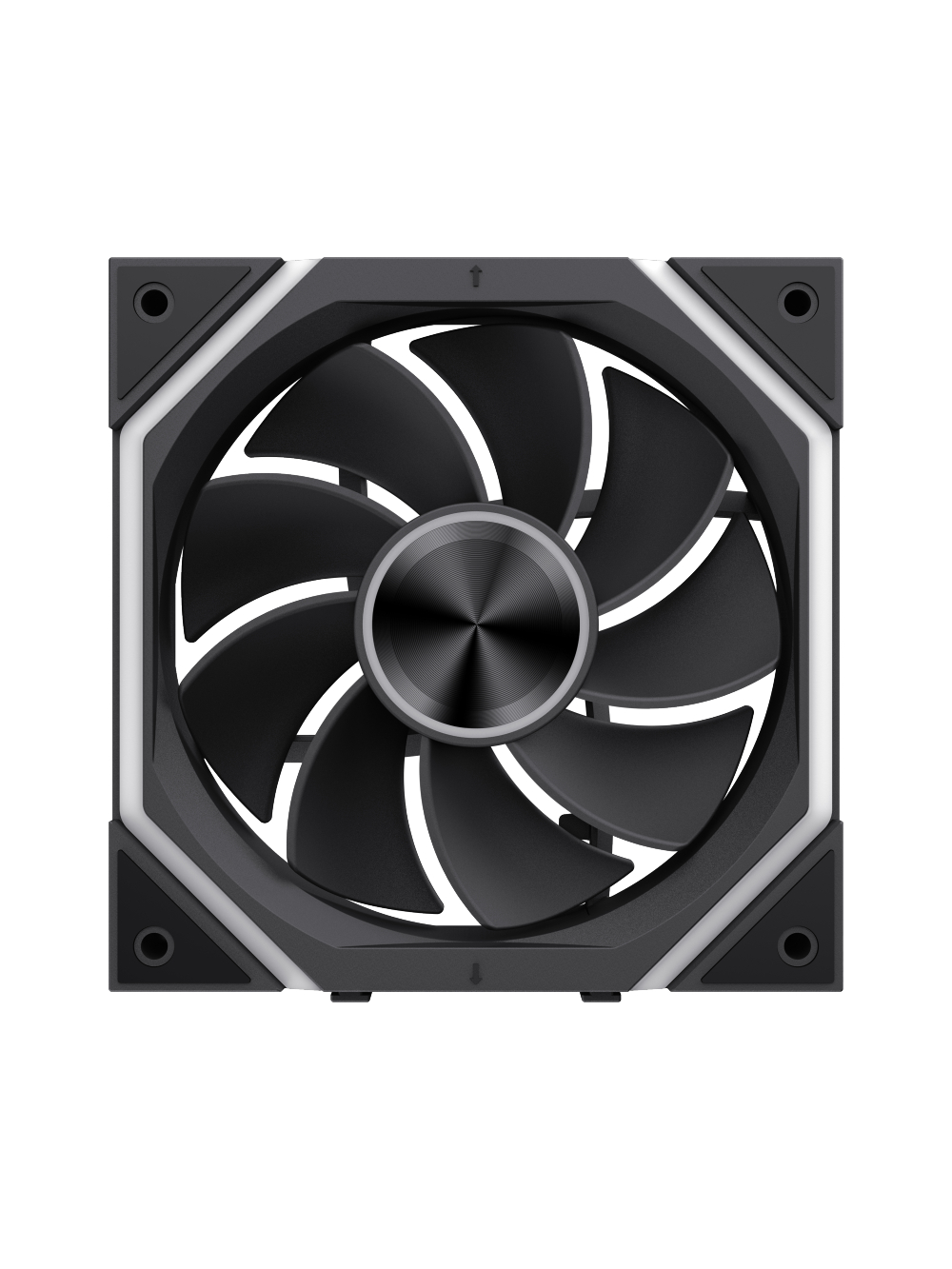 Gamemax FN12A-N2 WL-R | Case fan | Black 5 Gamemax FN12A-N2 WL-R | Case fan | Black 5