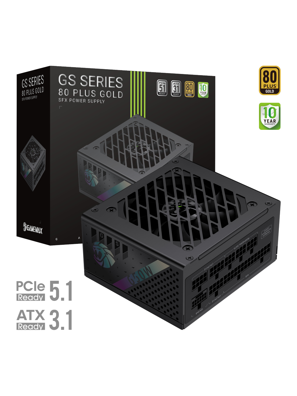 Gamemax PSU | GS 650G | 650 W | SFX | Full Modular Gamemax PSU | GS 650G | 650 W | SFX | Full Modular
