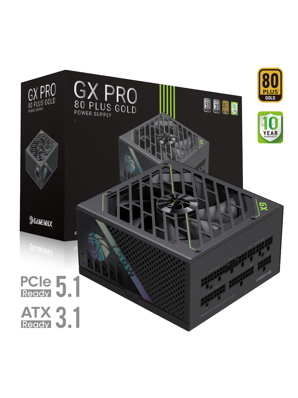 Gamemax PSU | GX PRO 750G | 750 W | Gold | Modular 2 Gamemax PSU | GX PRO 750G | 750 W | Gold | Modular 2