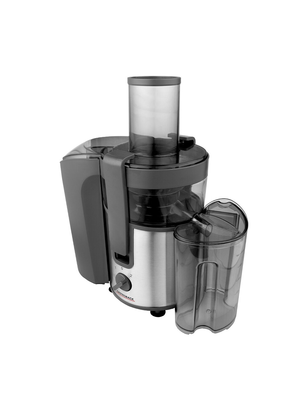 Gastroback Vital Juicer Plus | 40116 | Type Centrifugal juicer | Silver/Black | 800 W | Extra large fruit input | Number of speeds 2