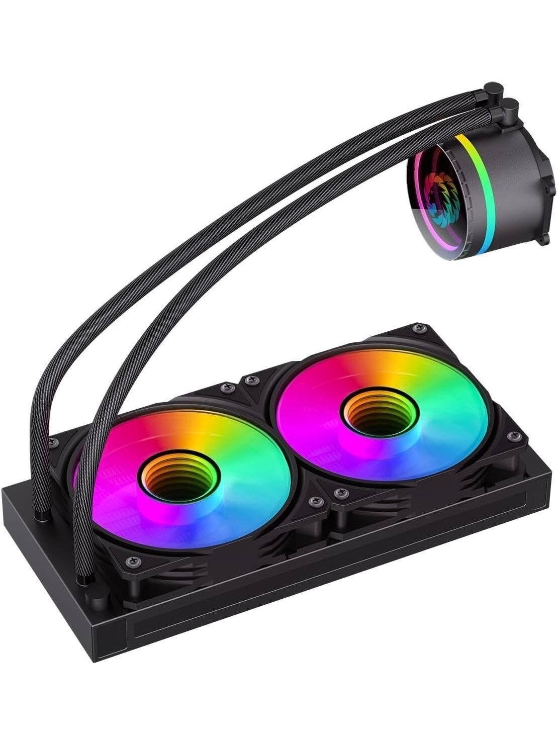 Gamemax CPU Liquid Cooler | ICEBURG 240 INFINITY | Black 1