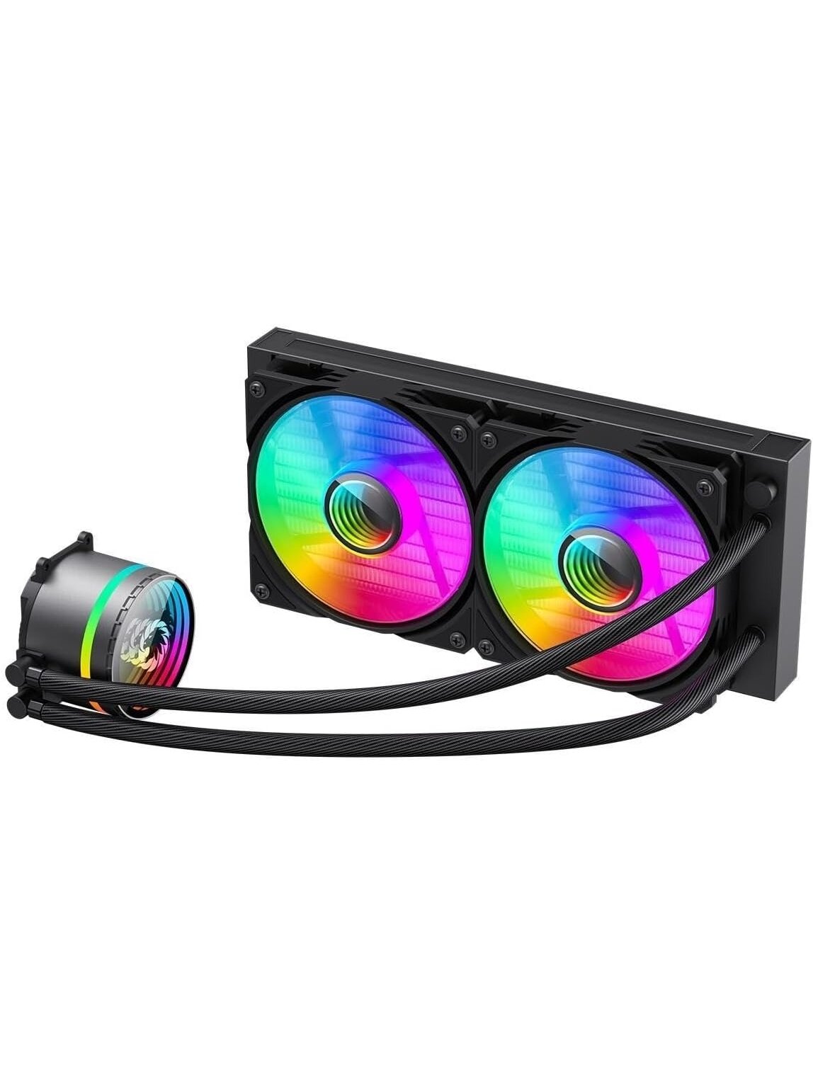 Gamemax CPU Liquid Cooler | ICEBURG 240 INFINITY | Black Gamemax CPU Liquid Cooler | ICEBURG 240 INFINITY | Black