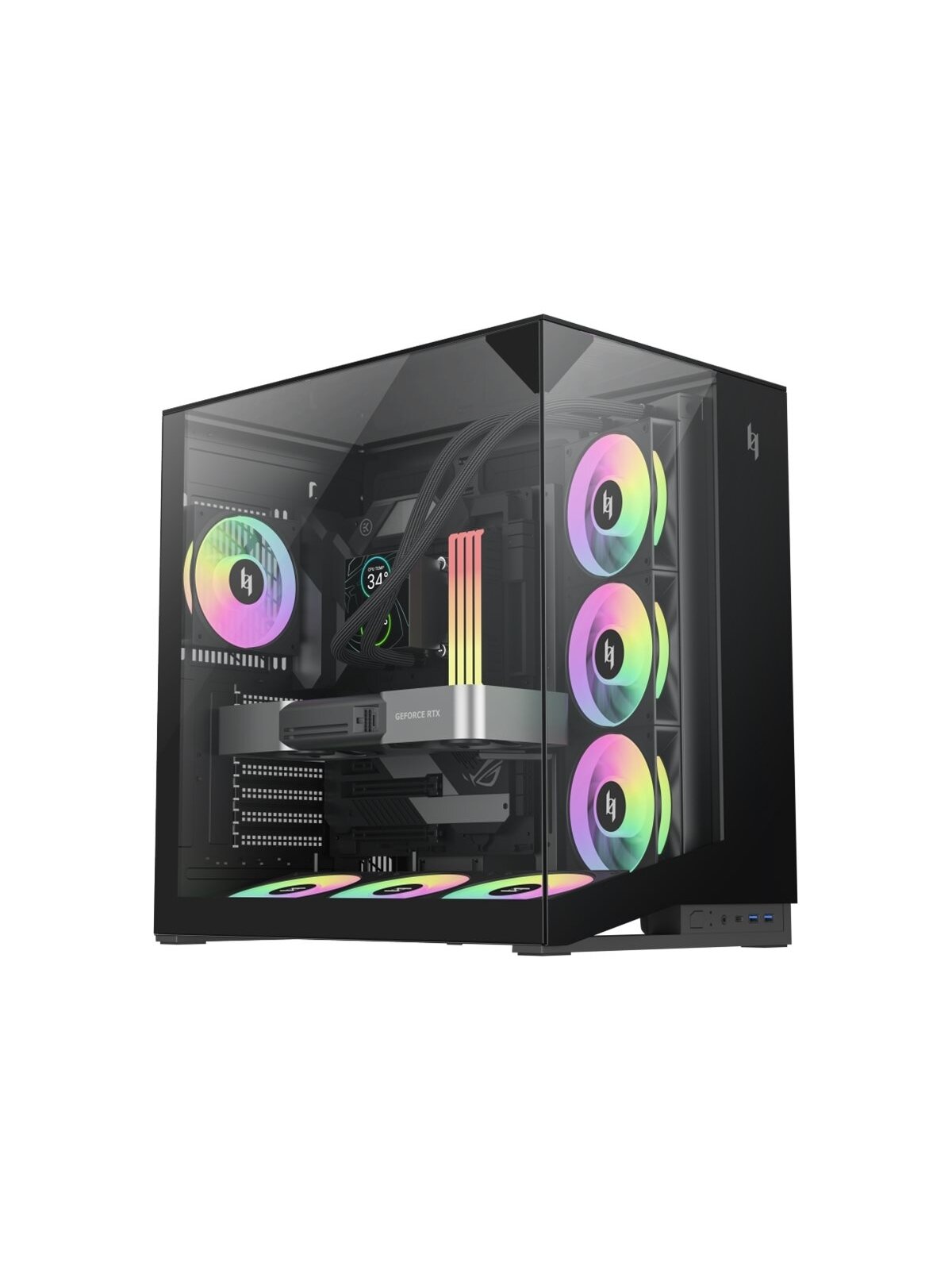 Gamemax Case | NEX C56 VC BK | ATX Gamemax Case | NEX C56 VC BK | ATX