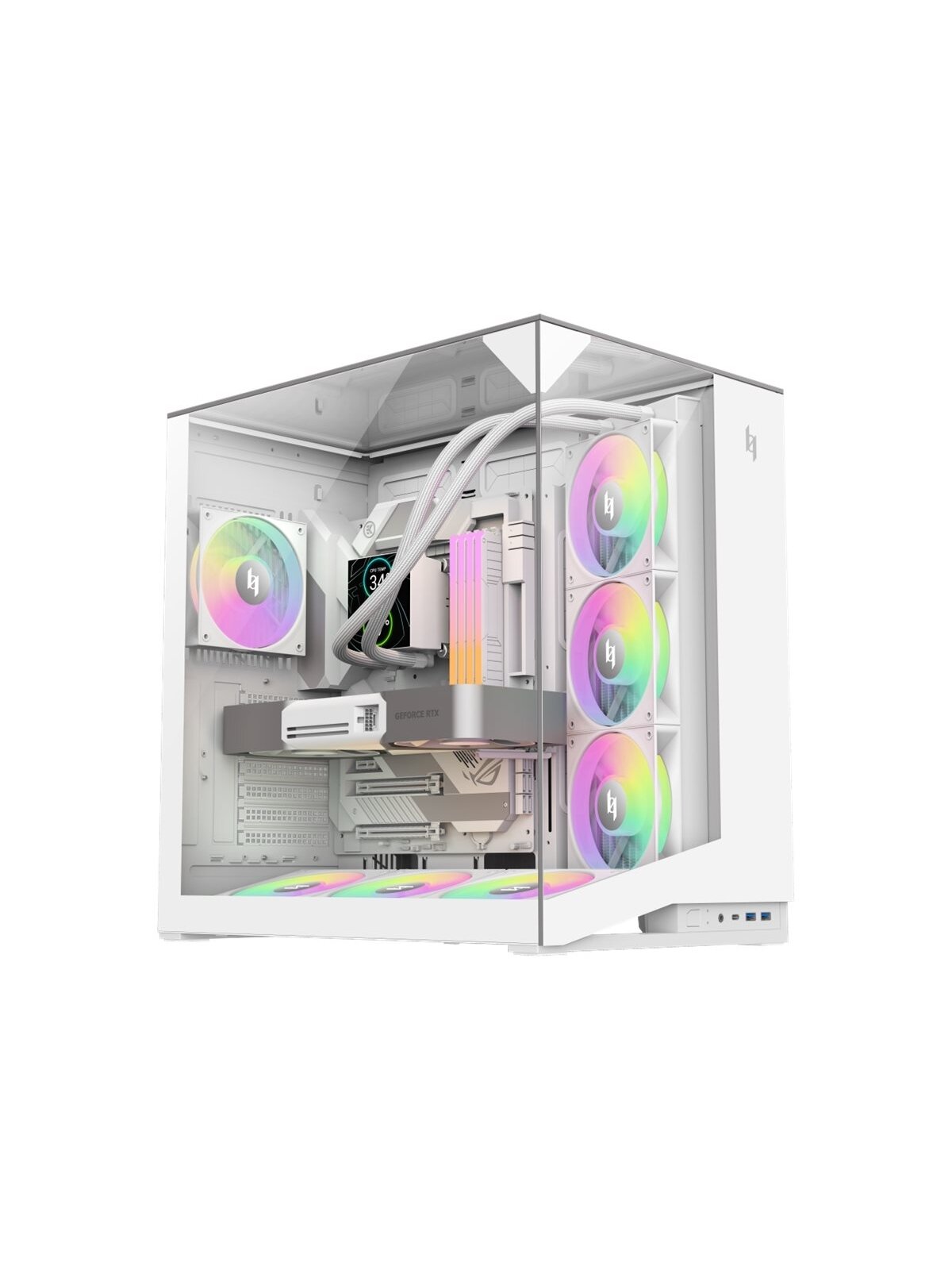 Gamemax Case | NEX C56 VC WH | ATX Gamemax Case | NEX C56 VC WH | ATX