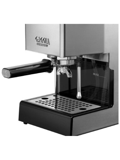 Gaggia | Coffee Maker | RI9481/11 Classic E24 | Pump pressure 15 bar | Built-in milk frother | Semi-automatic | Brushed Stainless Steel