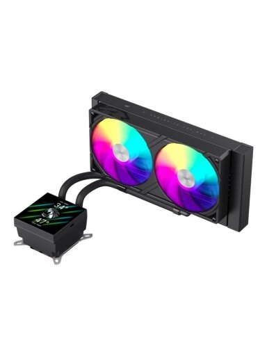 Gamemax CPU Liquid Cooler | GLACIER 240 LCD BK | Black