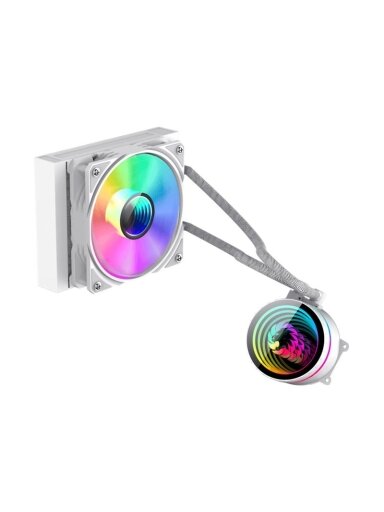 Gamemax CPU Liquid Cooler | ICEBURG 120 WT | White