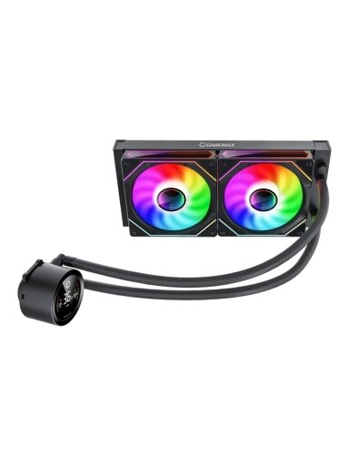 Gamemax CPU Liquid Cooler | ICEBURG 240 DIGITAL BK | Black