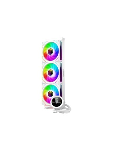 Gamemax CPU Liquid Cooler | ICEBURG 360 DIGITAL WH | White