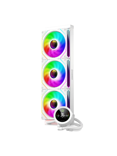 Gamemax CPU Liquid Cooler | ICEBURG 360 DIGITAL WH | White