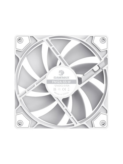Gamemax Case Fan | FN12A-S5-W | White 5