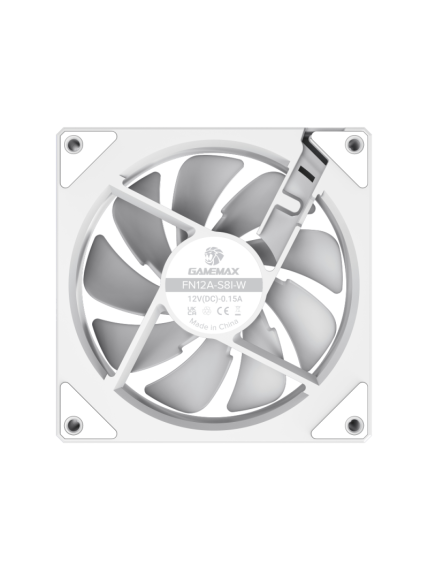 Gamemax Case Fan | FN12A-S8I-W | White 8