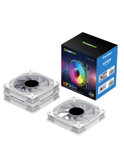 Gamemax Case Fan | KF300 WH | White 5