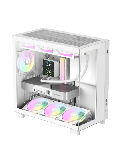 Gamemax Case | NEX C53 WH | ATX/BTF 2