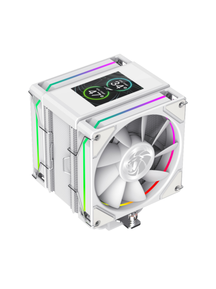 Gamemax CPU Air Cooler | SIGMA 620 LCD WH | White