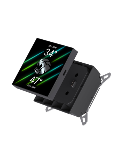 Gamemax CPU Liquid Cooler | GLACIER 240 LCD BK | Black 9 Gamemax CPU Liquid Cooler | GLACIER 240 LCD BK | Black 9