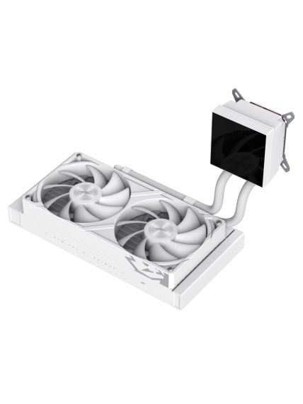 Gamemax CPU Liquid Cooler | GLACIER 240 LCD WH | White 6 Gamemax CPU Liquid Cooler | GLACIER 240 LCD WH | White 6
