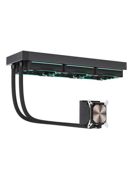 Gamemax CPU Liquid Cooler | HAILSTORM 360 LCD BK | Black 4 Gamemax CPU Liquid Cooler | HAILSTORM 360 LCD BK | Black 4