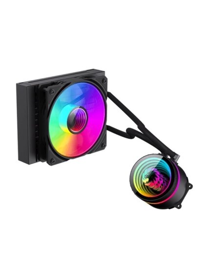 Gamemax CPU Liquid Cooler | ICEBURG 120 BK | Black Gamemax CPU Liquid Cooler | ICEBURG 120 BK | Black