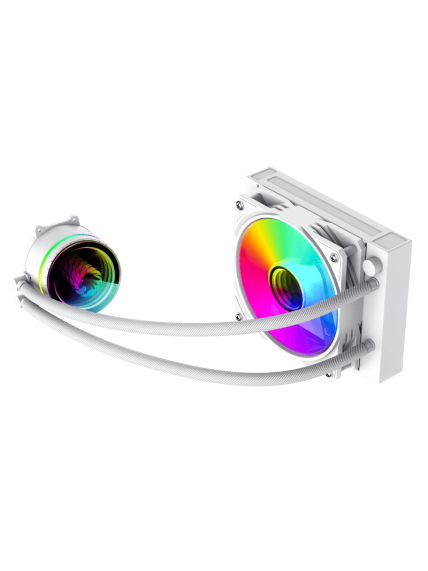 Gamemax CPU Liquid Cooler | ICEBURG 120 WT | White 5 Gamemax CPU Liquid Cooler | ICEBURG 120 WT | White 5