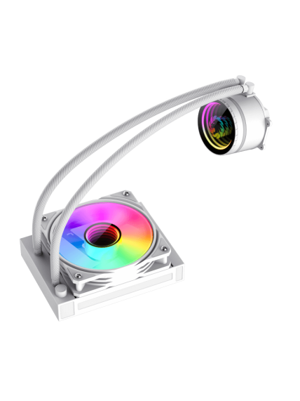 Gamemax CPU Liquid Cooler | ICEBURG 120 WT | White 7 Gamemax CPU Liquid Cooler | ICEBURG 120 WT | White 7