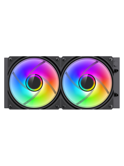 Gamemax CPU Liquid Cooler | ICEBURG 240 INFINITY | Black 2 Gamemax CPU Liquid Cooler | ICEBURG 240 INFINITY | Black 2