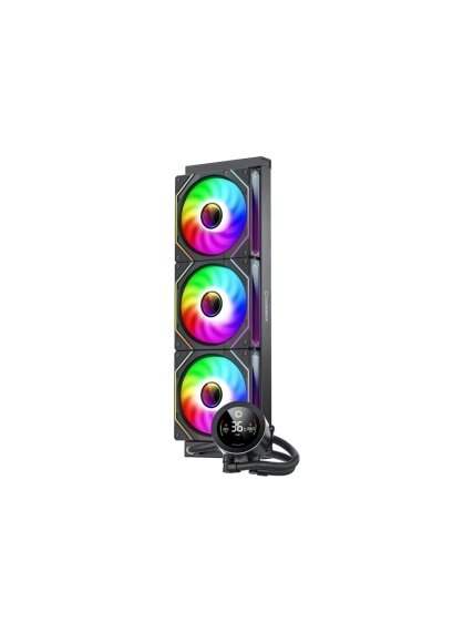 Gamemax CPU Liquid Cooler | ICEBURG 360 DIGITAL BK | Black Gamemax CPU Liquid Cooler | ICEBURG 360 DIGITAL BK | Black
