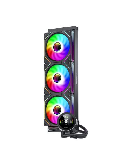 Gamemax CPU Liquid Cooler | ICEBURG 360 DIGITAL BK | Black 1 Gamemax CPU Liquid Cooler | ICEBURG 360 DIGITAL BK | Black 1