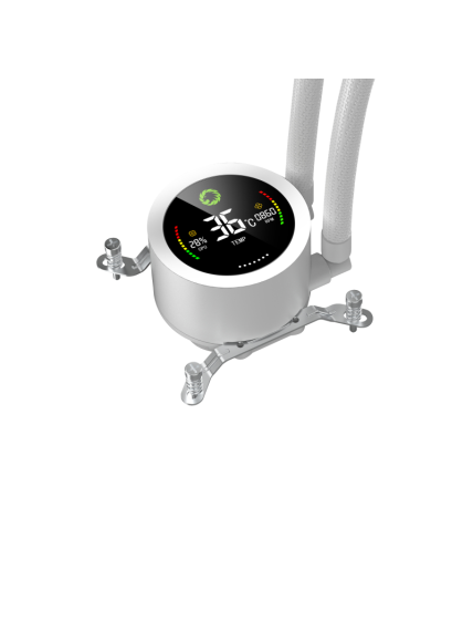 Gamemax CPU Liquid Cooler | ICEBURG 360 DIGITAL WH | White 7 Gamemax CPU Liquid Cooler | ICEBURG 360 DIGITAL WH | White 7