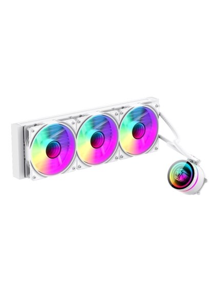 Gamemax CPU Liquid Cooler | ICEBURG 360 INFINITY WH | White Gamemax CPU Liquid Cooler | ICEBURG 360 INFINITY WH | White