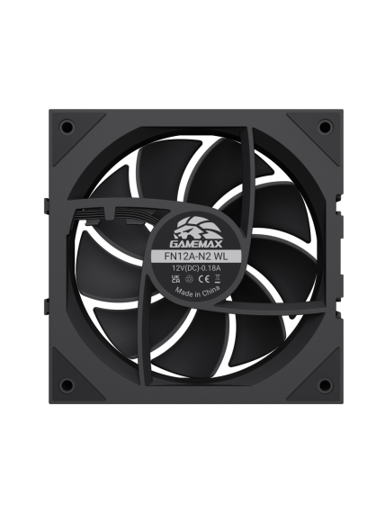 Gamemax FN12A-N2 WL | Case fan | Black 6