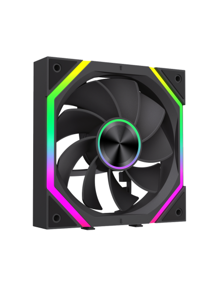 Gamemax FN12A-N2 WL-R | Case fan | Black 1 Gamemax FN12A-N2 WL-R | Case fan | Black 1