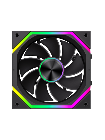 Gamemax FN12A-N2 WL-R | Case fan | Black 3 Gamemax FN12A-N2 WL-R | Case fan | Black 3