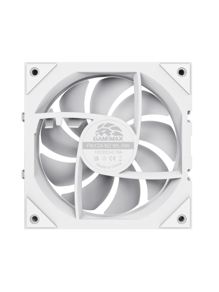 Gamemax FN12A-N2 WL-RW | Case fan | White 6