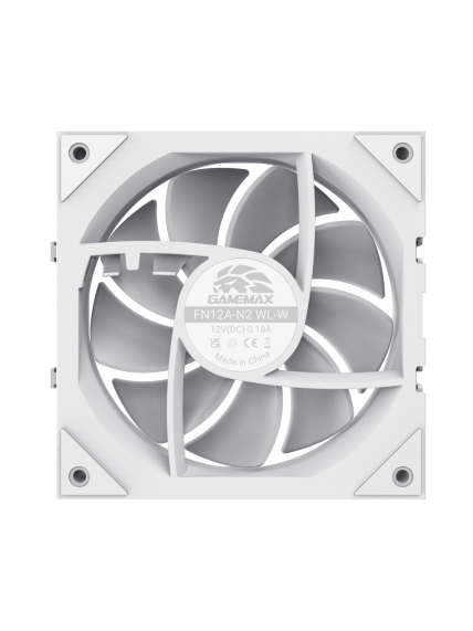 Gamemax FN12A-N2 WL-W | Case fan | White 6 Gamemax FN12A-N2 WL-W | Case fan | White 6