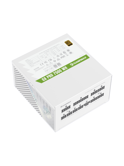 Gamemax PSU | GX PRO 750G WH | 750 W | Gold | Modular 3 Gamemax PSU | GX PRO 750G WH | 750 W | Gold | Modular 3
