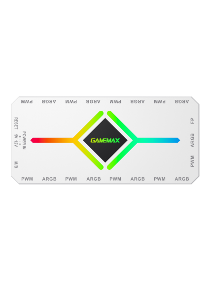 Gamemax | V4.0 ARGB PWM HUB WT | Hub for Gaming Chassis 5 Gamemax | V4.0 ARGB PWM HUB WT | Hub for Gaming Chassis 5