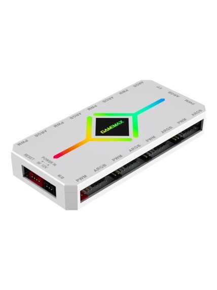 Gamemax | V4.0 ARGB PWM HUB WT | Hub for Gaming Chassis