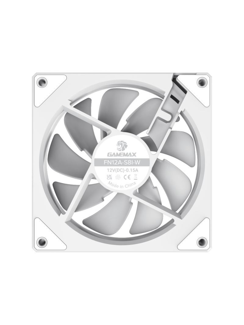 Gamemax Case Fan | FN12A-S8I-W | White 8