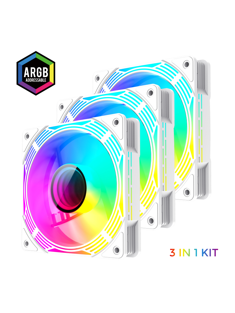 Gamemax Case Fan | KF300 WH | White 2
