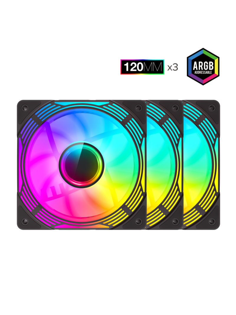 Gamemax Case Fan | KF300R BK | Black 4 Gamemax Case Fan | KF300R BK | Black 4